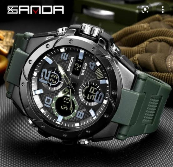 Sanda Men's straps watch