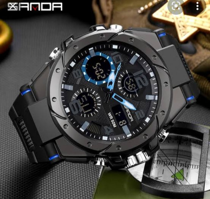 Sanda Men's straps watch