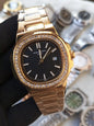 Patek Phillips Stone bazzel Nautilus Men's Watch