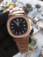 Patek Phillips  stone Bazzel Nautilus men's Watch