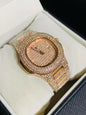 P.p Nautilus Iced Out Model Men's watch